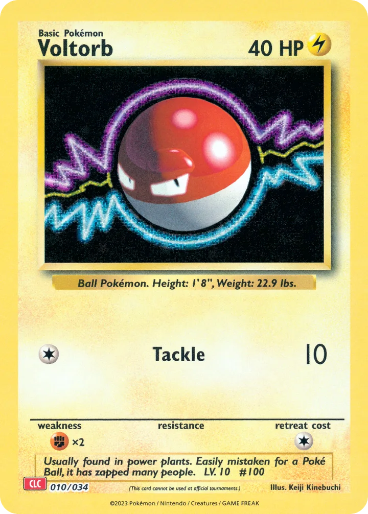 Voltorb, Pokémon Trading Card Game Classic—Charizard 010/034
