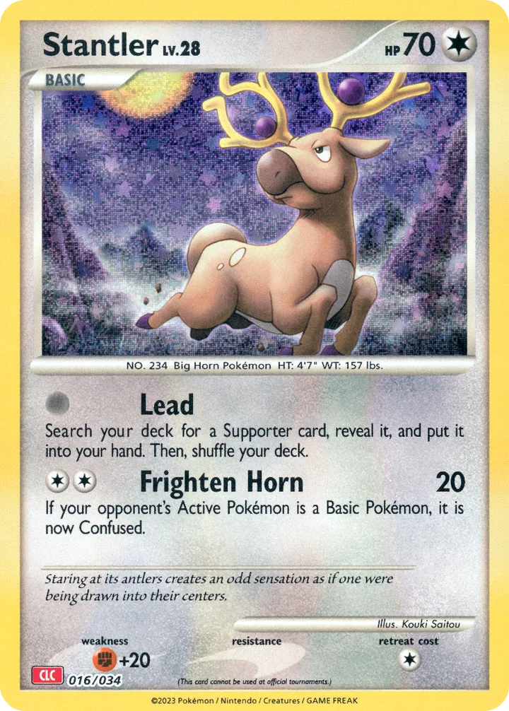 Stantler, Pokémon Trading Card Game Classic—Charizard 016/034