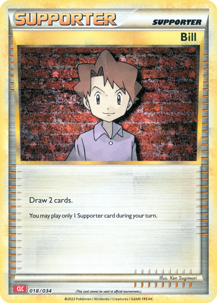 Bill, Pokémon Trading Card Game Classic—Charizard 018/034