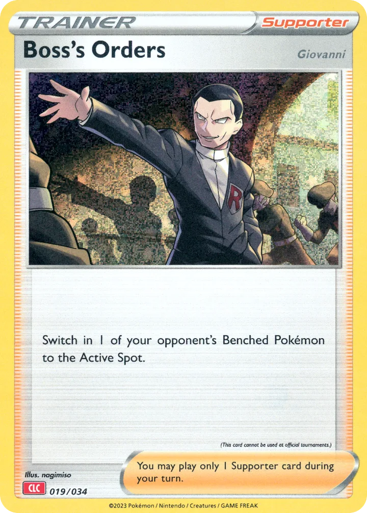 Boss’s Orders, Pokémon Trading Card Game Classic—Charizard 019/034