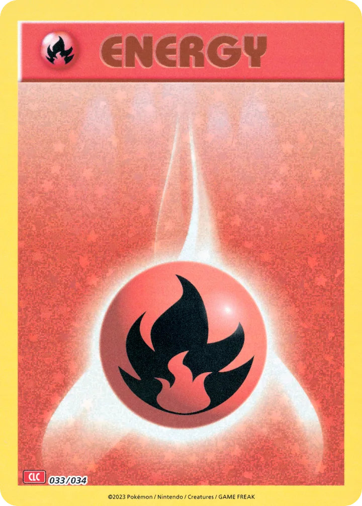 Basic Fire Energy, Pokémon Trading Card Game Classic—Charizard 033/034