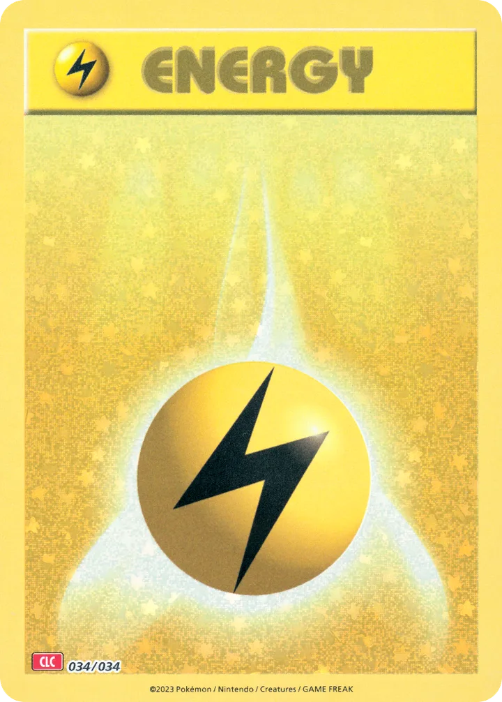 Basic Lightning Energy, Pokémon Trading Card Game Classic—Charizard 034/034