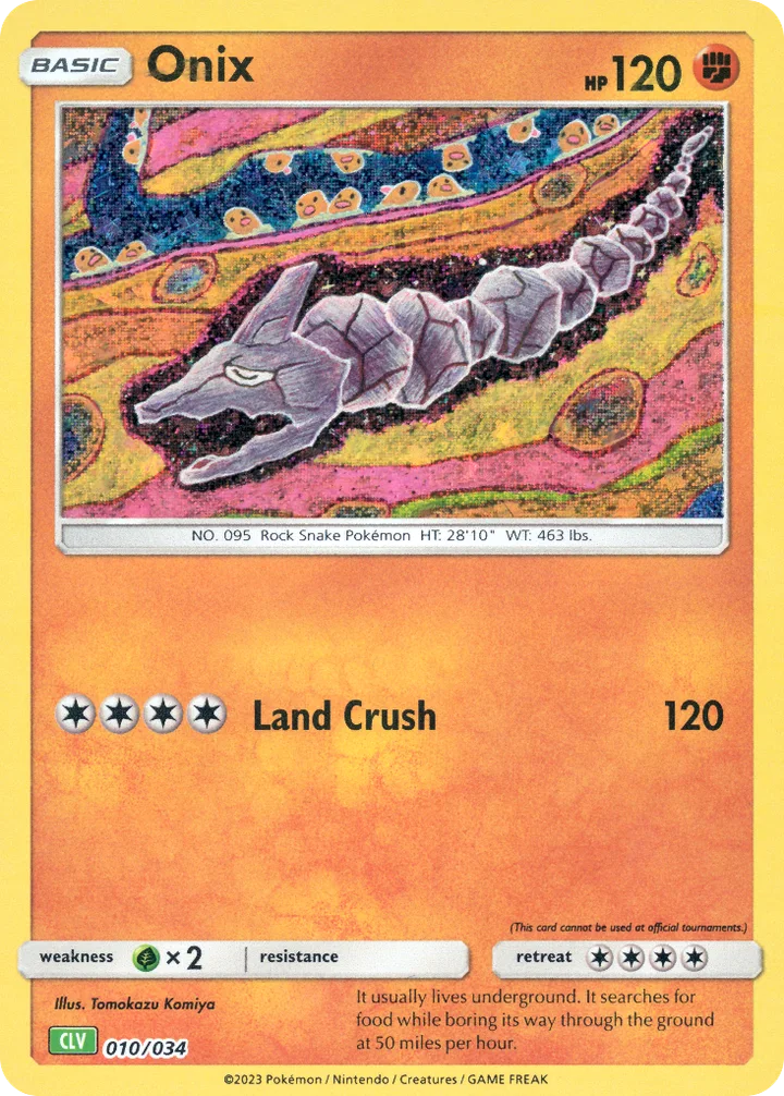 Onix, Pokémon Trading Card Game Classic—Venusaur 010/034