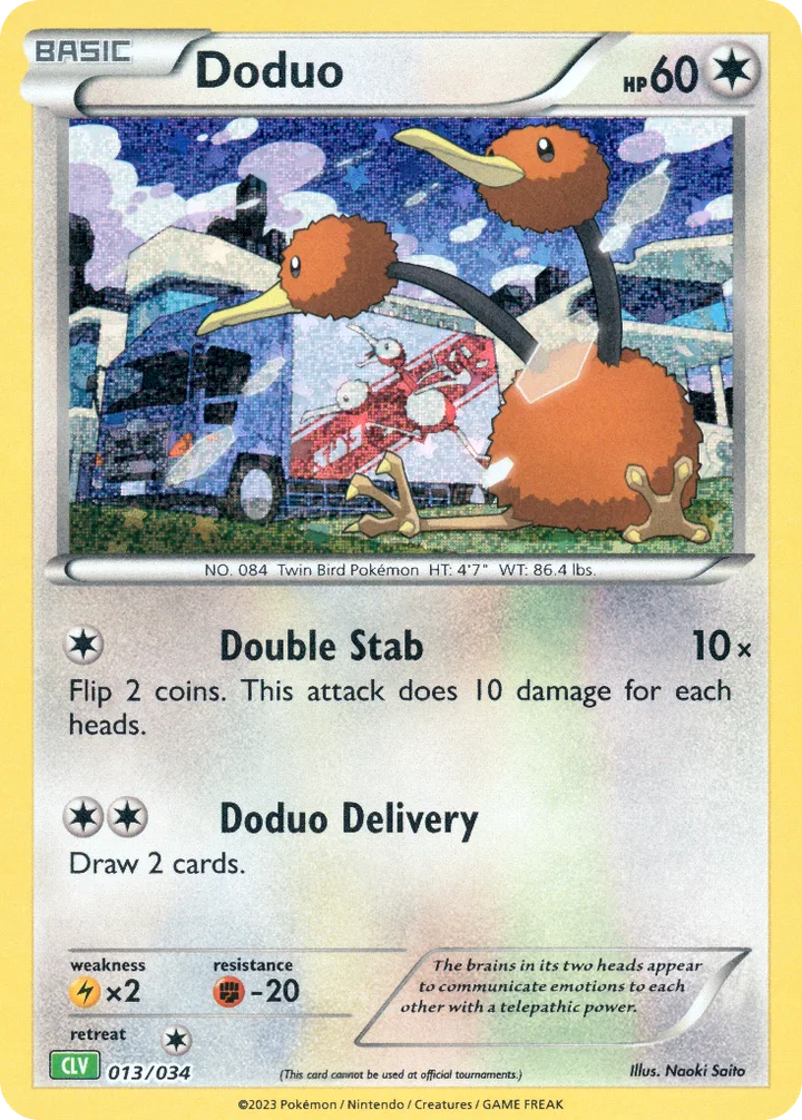 Doduo, Pokémon Trading Card Game Classic—Venusaur 013/034