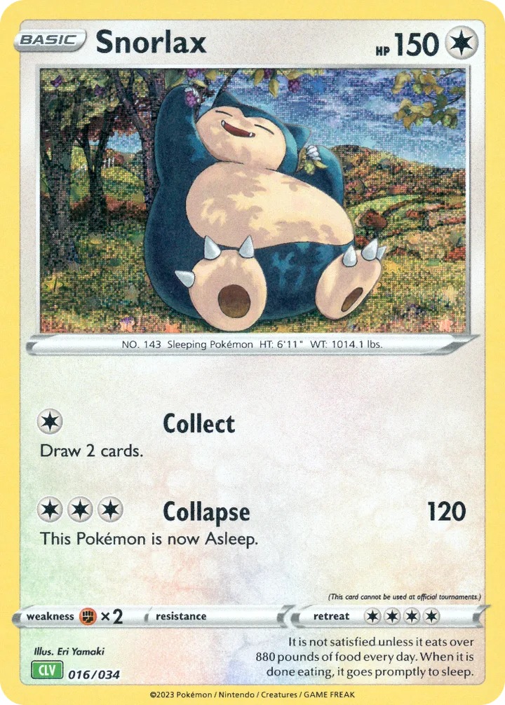 Snorlax, Pokémon Trading Card Game Classic—Venusaur 016/034