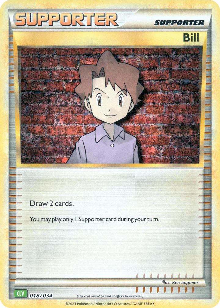 Bill, Pokémon Trading Card Game Classic—Venusaur 018/034