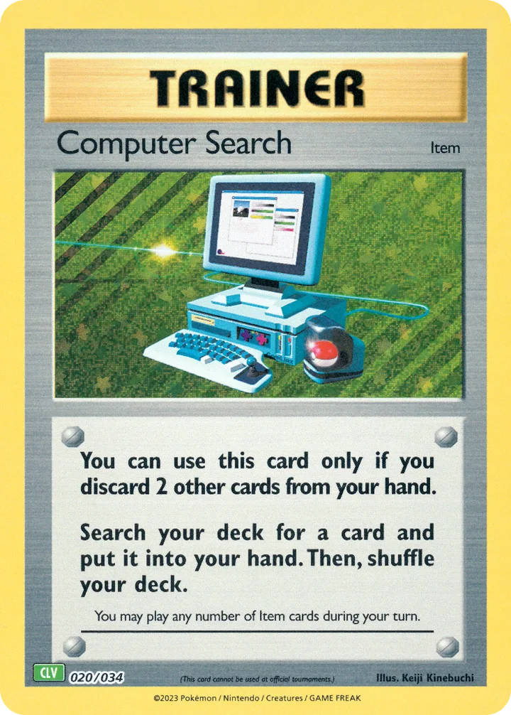 Computer Search, Pokémon Trading Card Game Classic—Venusaur 020/034