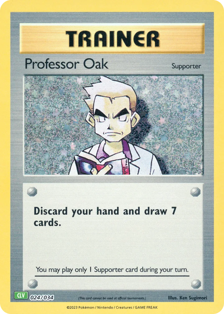 Professor Oak, Pokémon Trading Card Game Classic—Venusaur 024/034