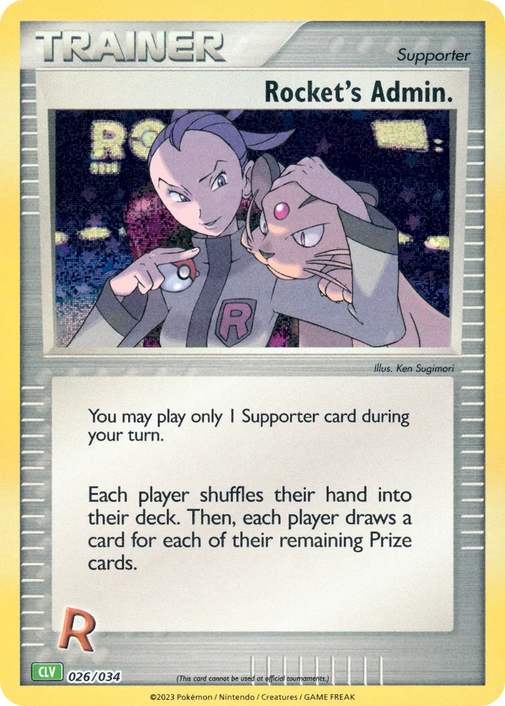 Rocket’s Admin., Pokémon Trading Card Game Classic—Venusaur 026/034
