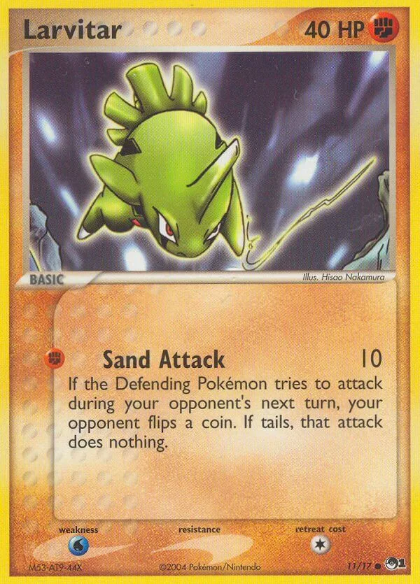 Larvitar, POP Series 1 11/17