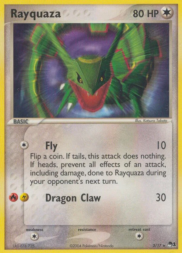 Rayquaza, POP Series 1 3/17