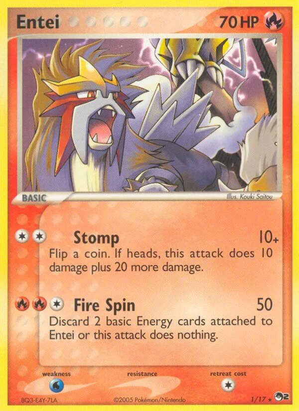 Entei, POP Series 2 1/17
