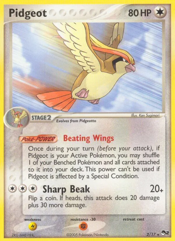 Pidgeot, POP Series 2 2/17