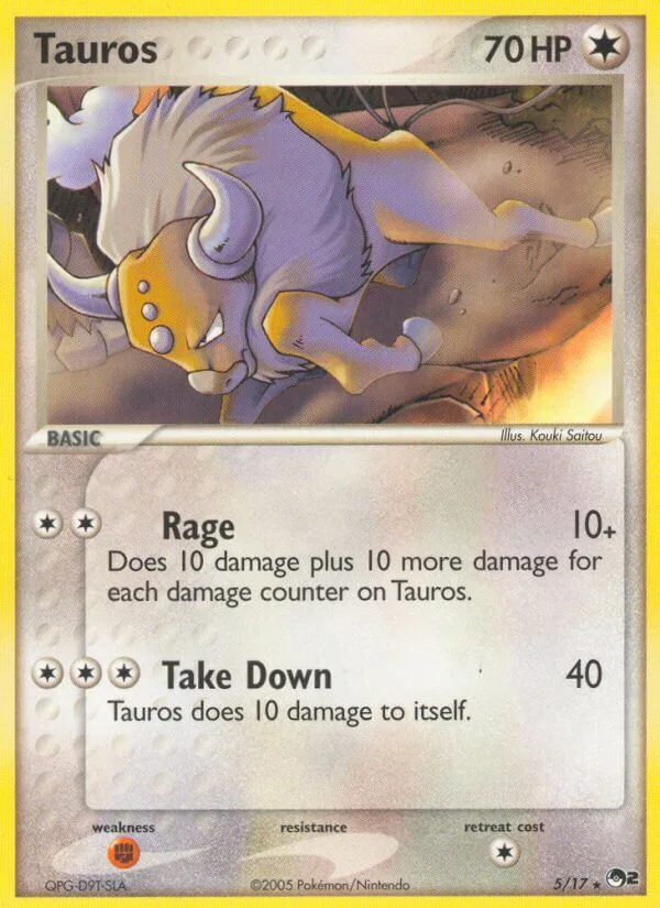 Tauros, POP Series 2 5/17