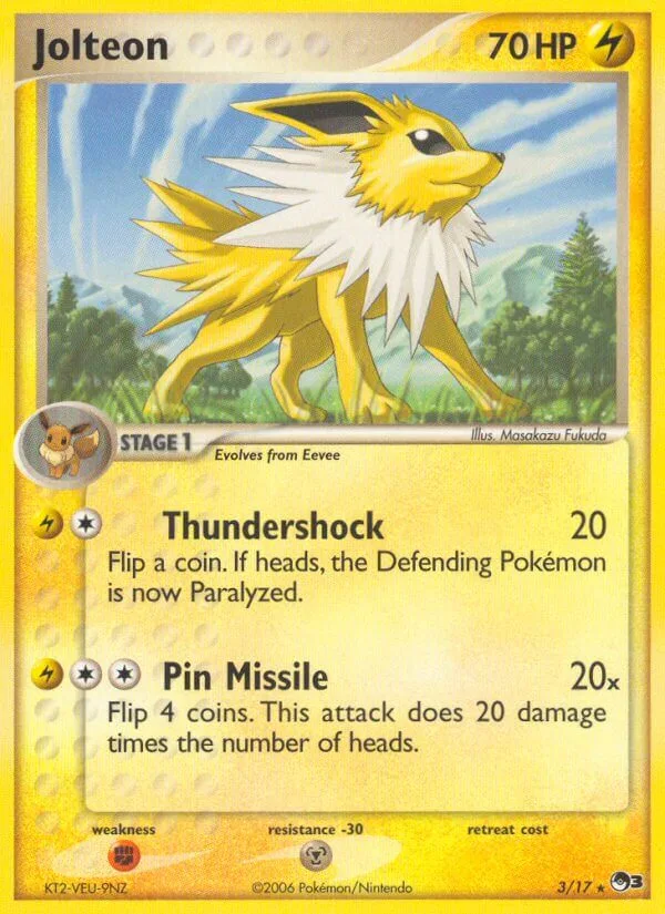 Jolteon, POP Series 3 3/17
