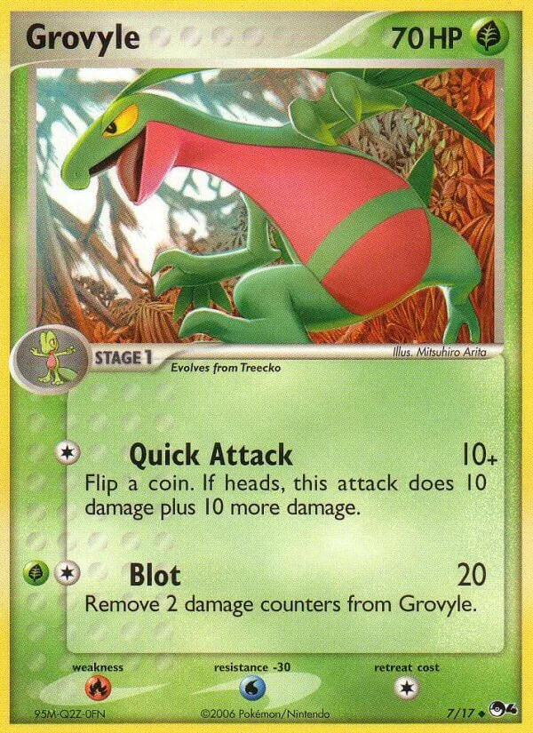 Grovyle, POP Series 4 7/17