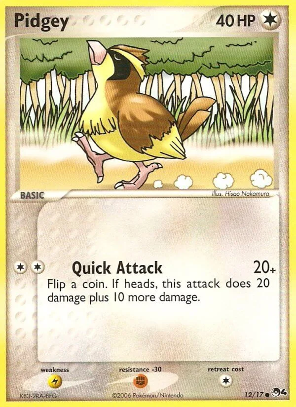 Pidgey, POP Series 4 12/17