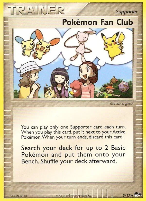 Pokémon Fan Club, POP Series 4 9/17