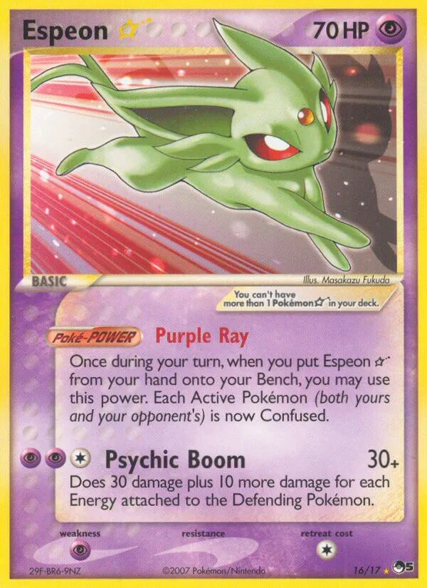 Espeon Star, POP Series 5 16/17