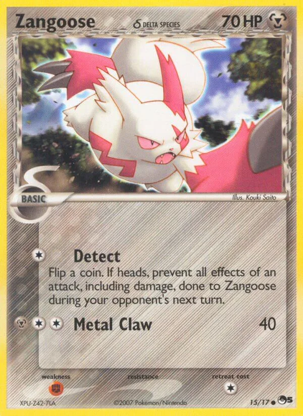 Zangoose, POP Series 5 15/17