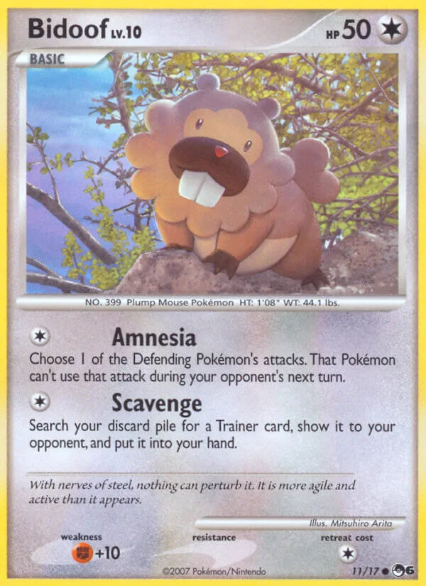 Bidoof, POP Series 6 11/17
