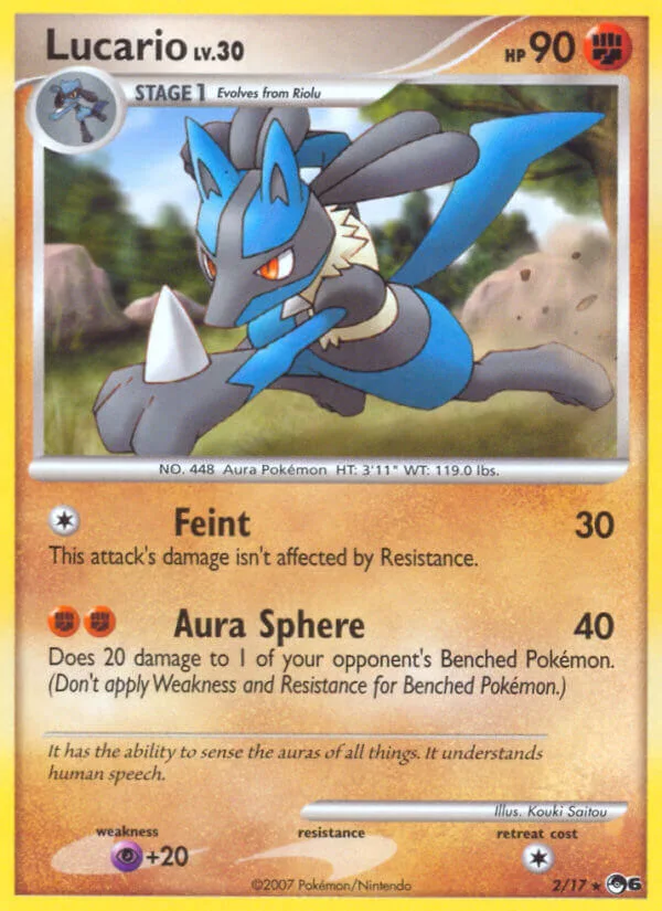 Lucario, POP Series 6 2/17