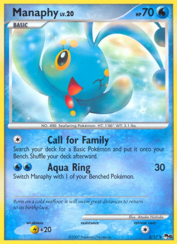 Manaphy, POP Series 6 3/17