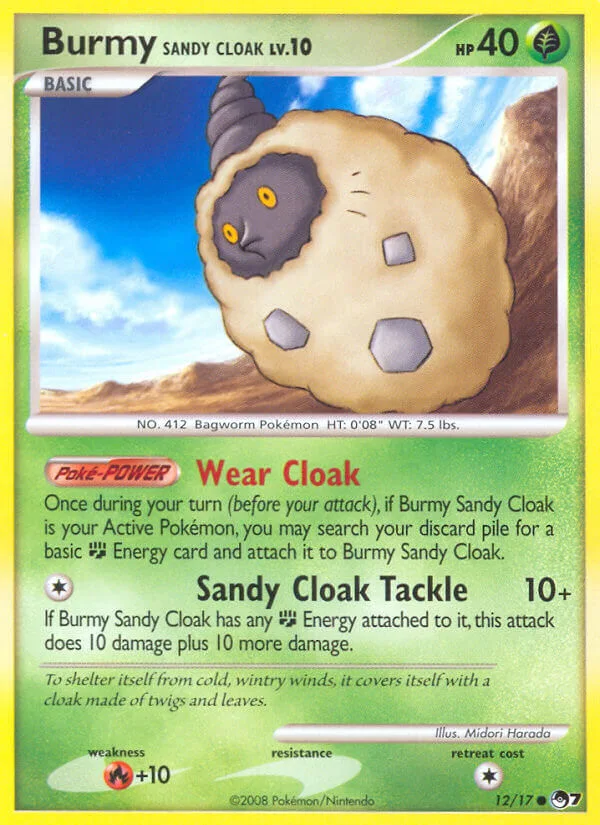 Burmy Sandy Cloak, POP Series 7 12/17