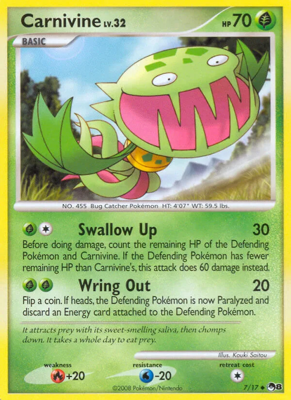 Carnivine, POP Series 8 7/17