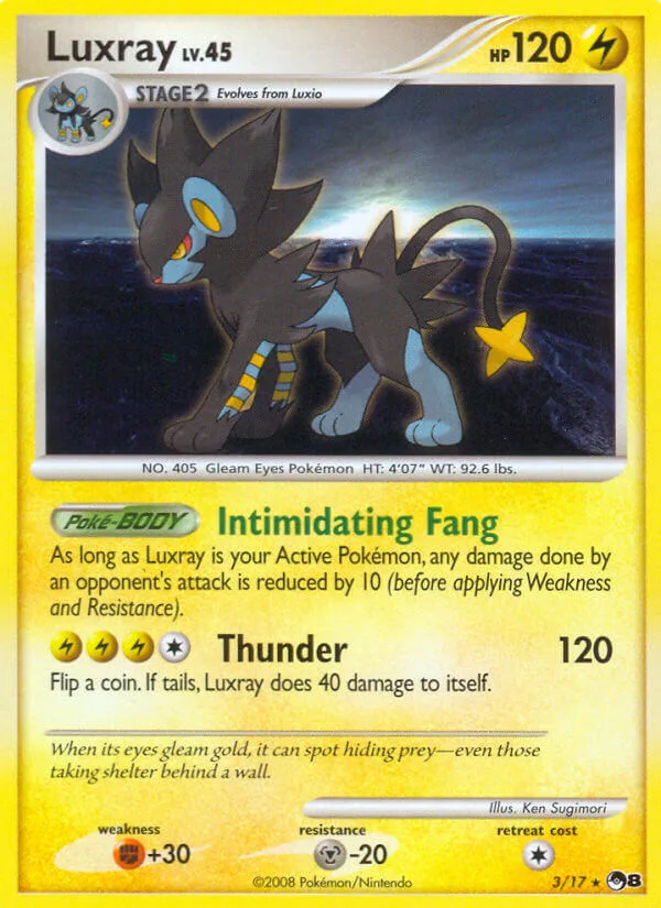 Luxray, POP Series 8 3/17
