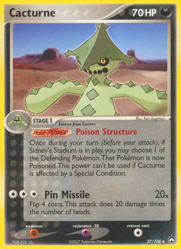 Cacturne, Power Keepers 27/108