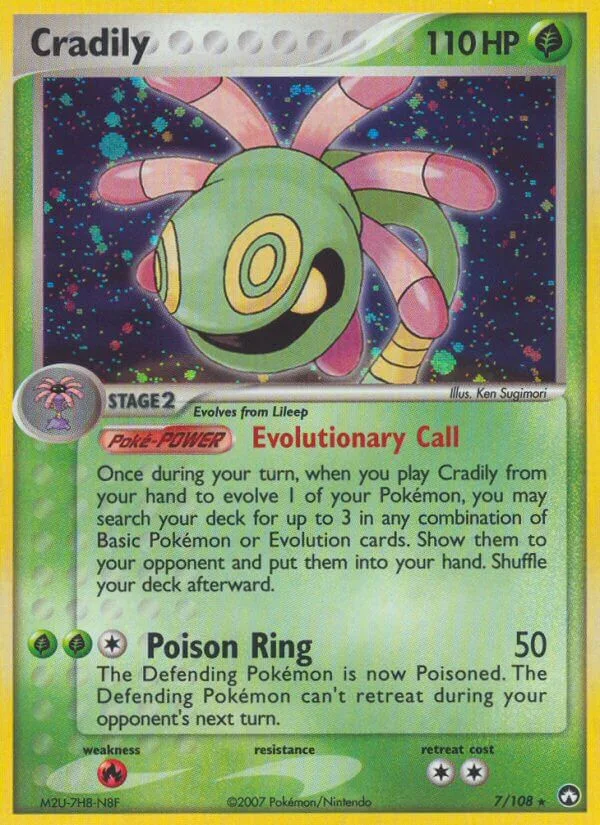 Cradily, Power Keepers 7/108