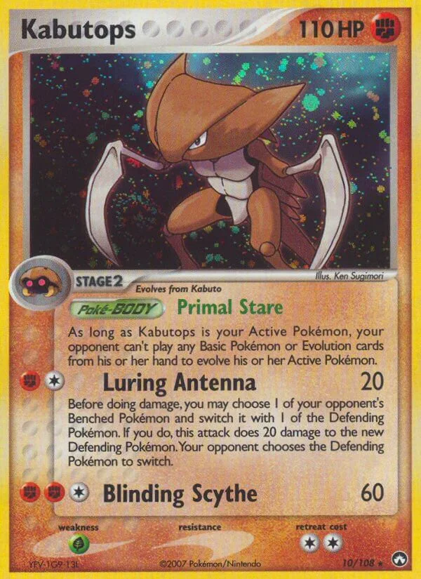 Kabutops, Power Keepers 10/108