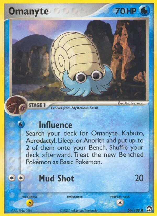 Omanyte, Power Keepers 56/108