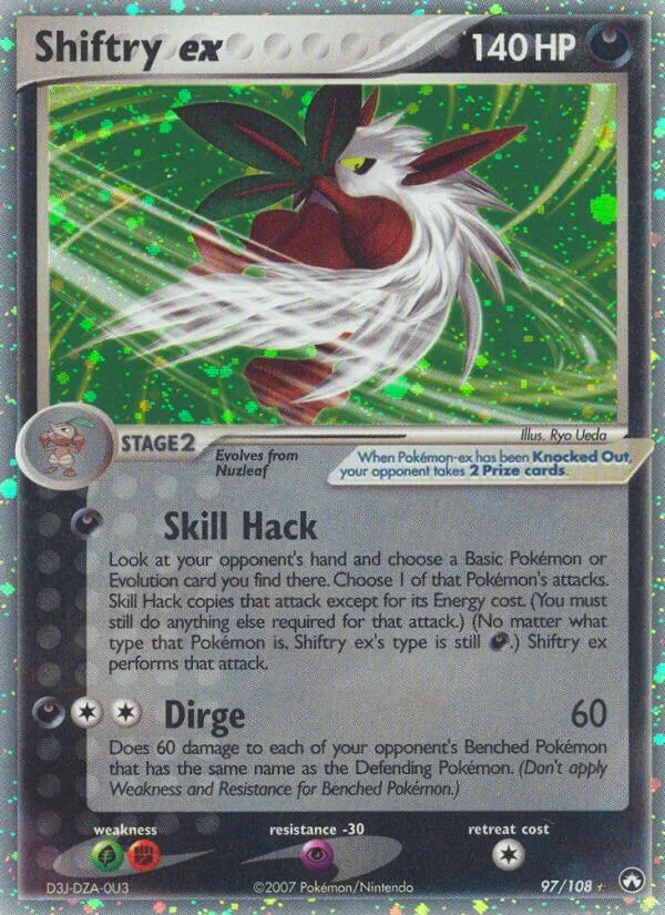 Shiftry ex, Power Keepers 97/108