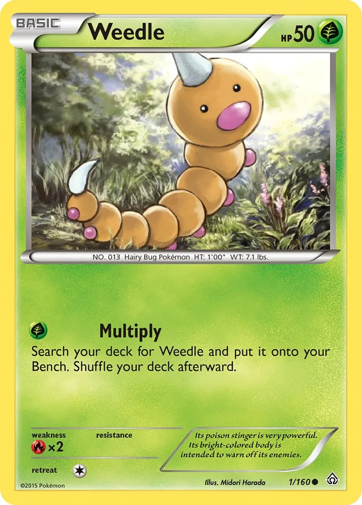 Weedle, Primal Clash 1/160