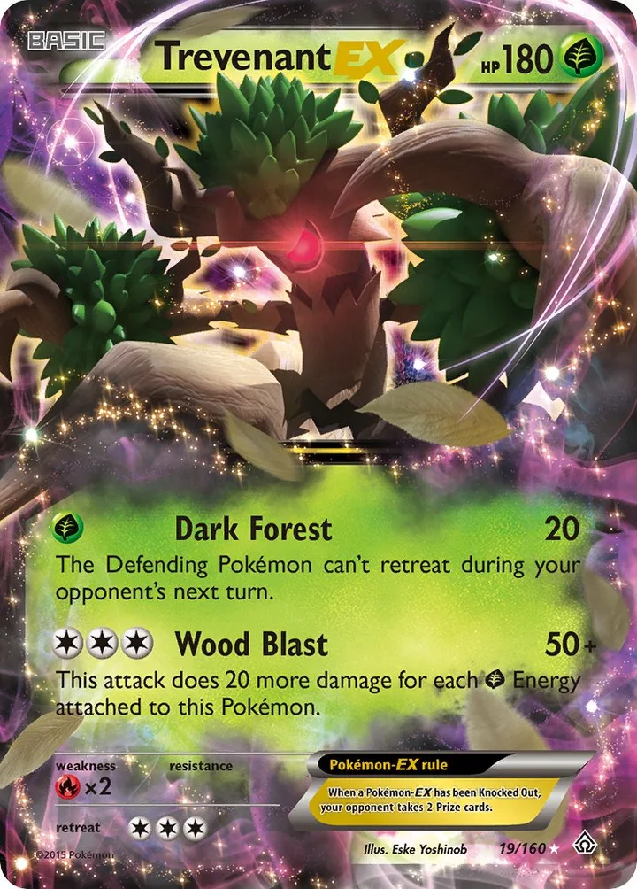 Trevenant-EX, Primal Clash 19/160