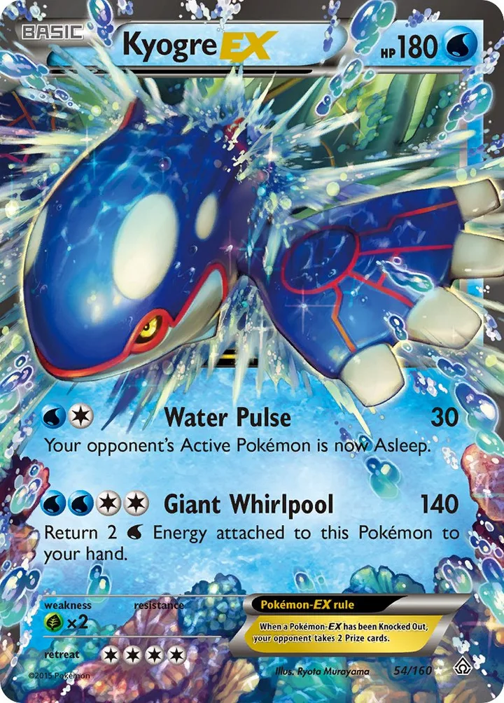 Kyogre-EX, Primal Clash 54/160