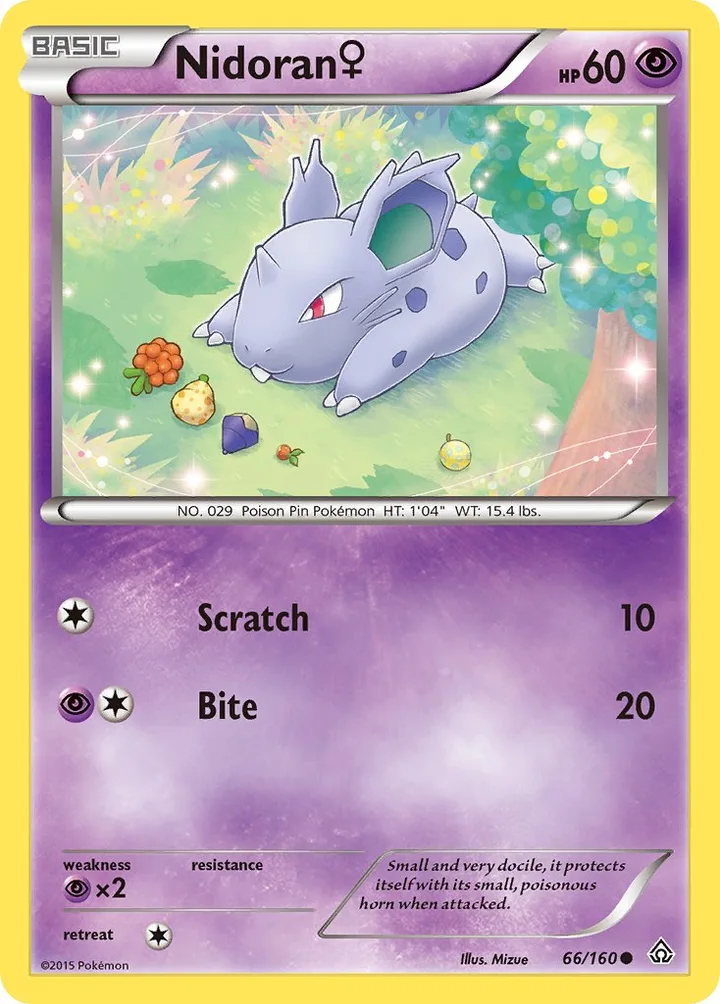 Nidoran Female, Primal Clash 66/160