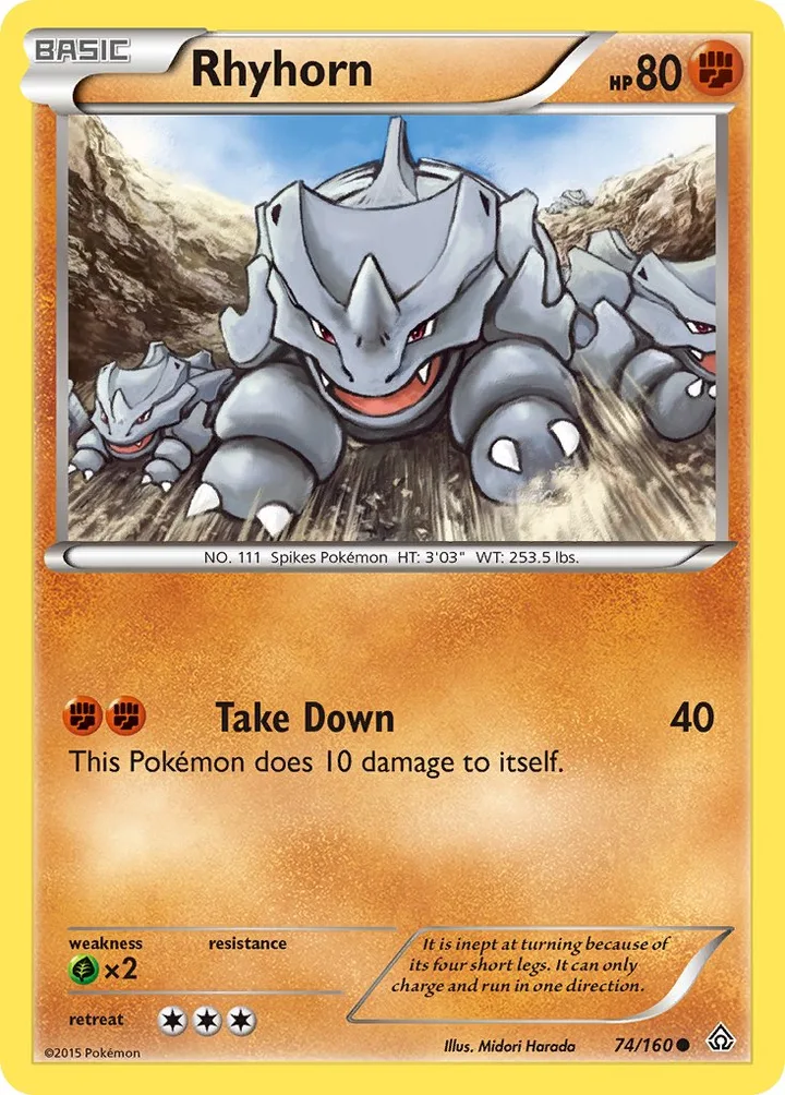 Rhyhorn, Primal Clash 74/160