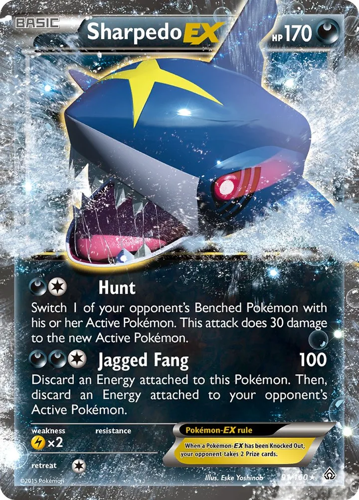 Sharpedo-EX, Primal Clash 91/160