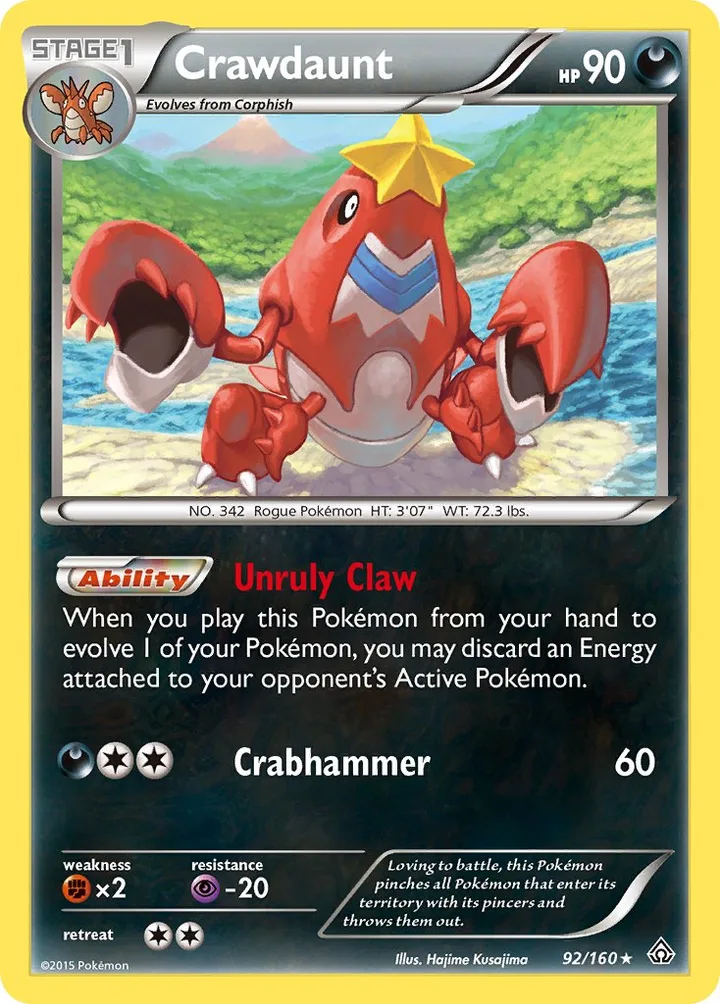 Crawdaunt, Primal Clash 92/160