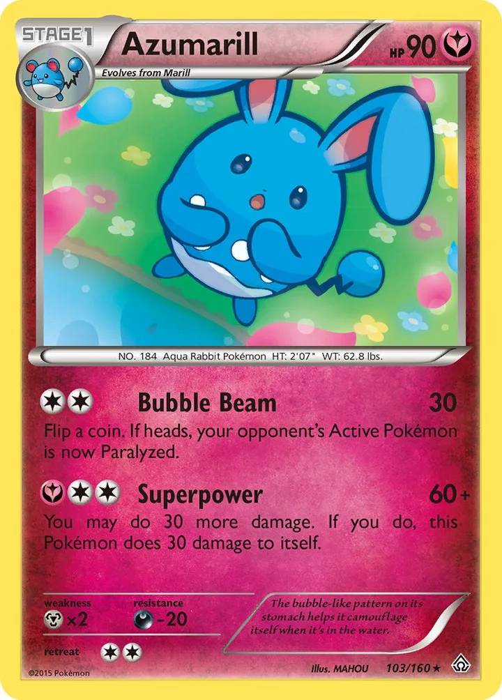Azumarill, Primal Clash 103/160