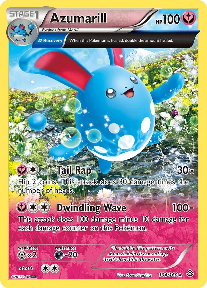 Azumarill, Primal Clash 104/160