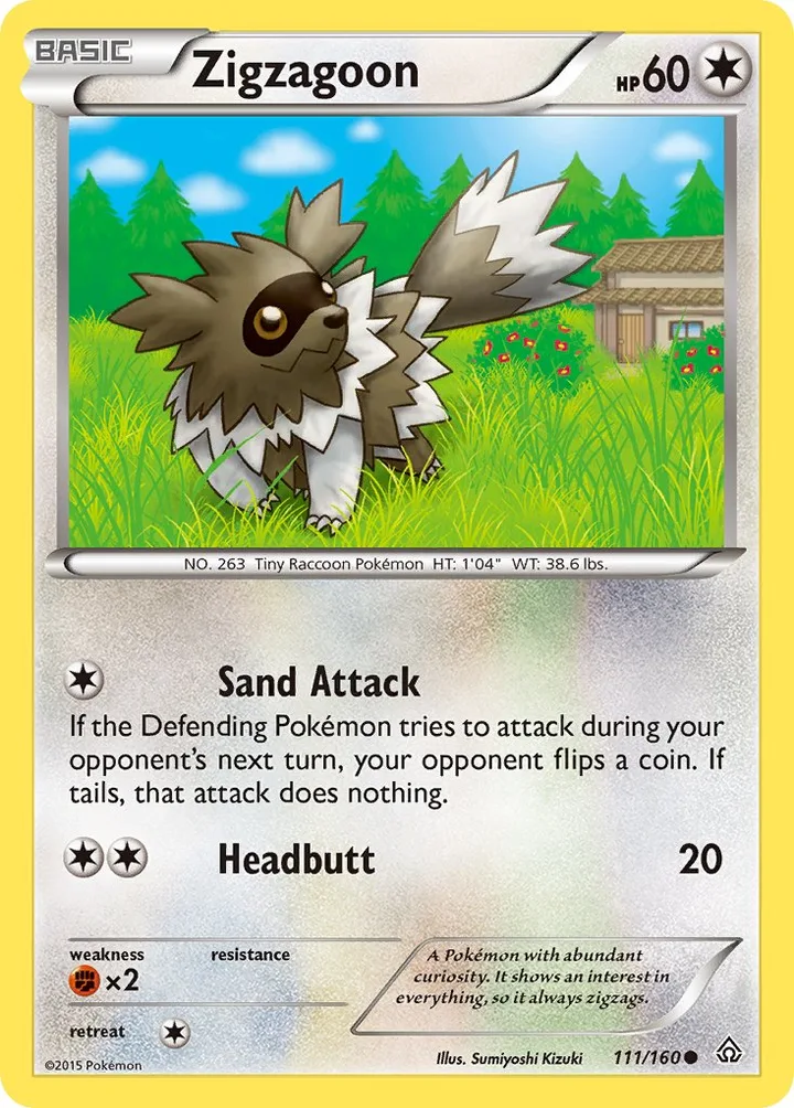 Zigzagoon, Primal Clash 111/160