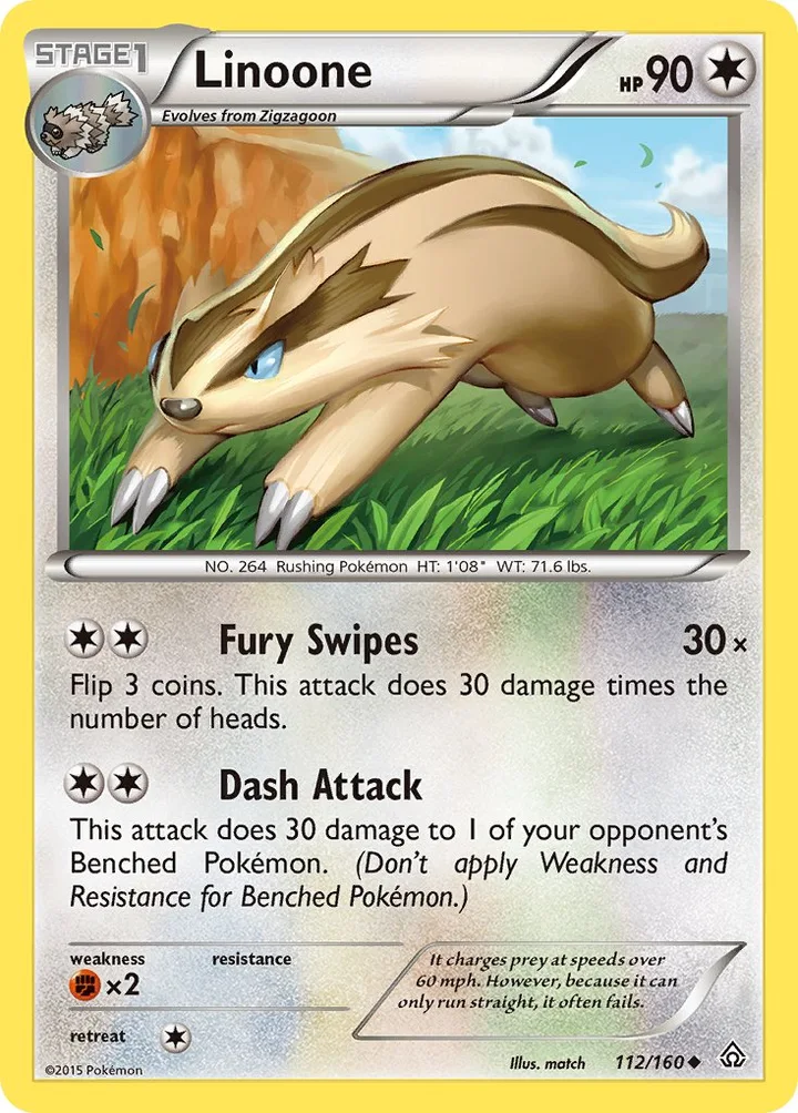 Linoone, Primal Clash 112/160