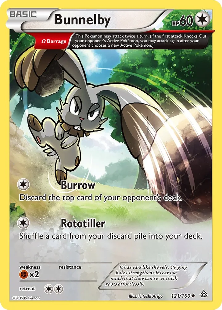Bunnelby, Primal Clash 121/160