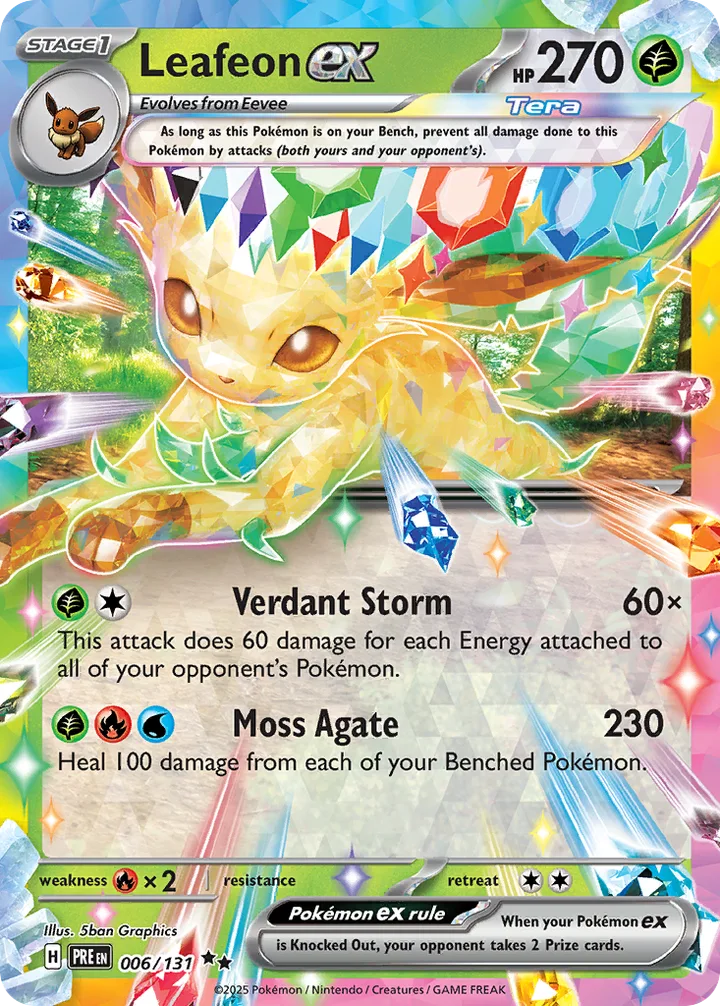 Leafeon ex, Prismatic Evolutions 006/131