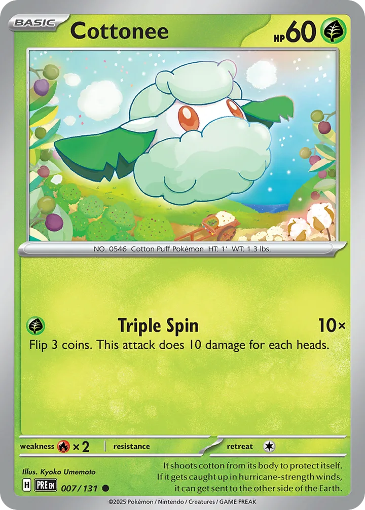Cottonee, Prismatic Evolutions 007/131
