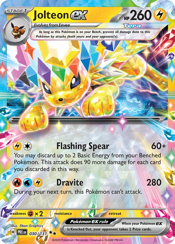 Jolteon ex, Prismatic Evolutions 030/131